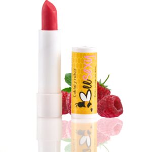 Barra De Labios Color Frambuesa 2 En 1