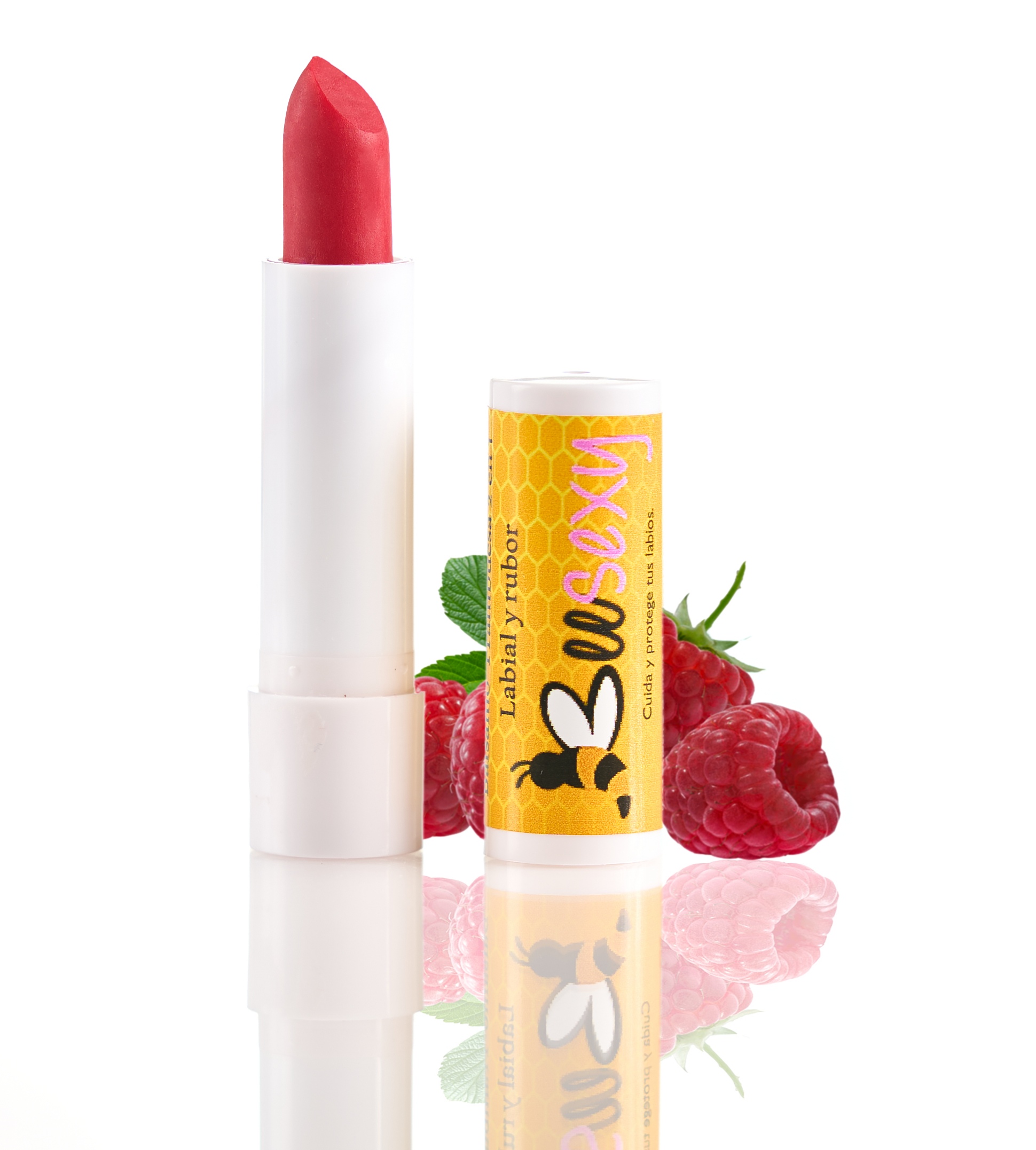 Barra De Labios Color Frambuesa 2 En 1 1 Barra De Labios Color Frambuesa 2 En 1